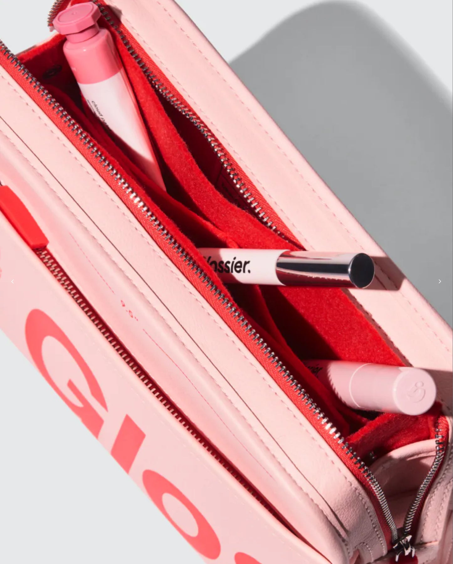 glossier beauty bag